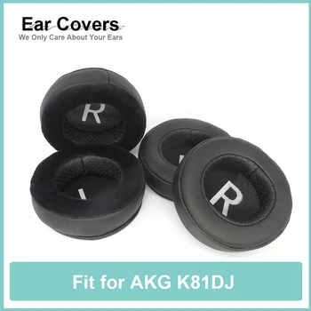Protecções Para AKG K81DJ Fone de ouvido Earcushions Proteína de Veludo Almofadas Almofadas de Ouvido de Espuma de Memória