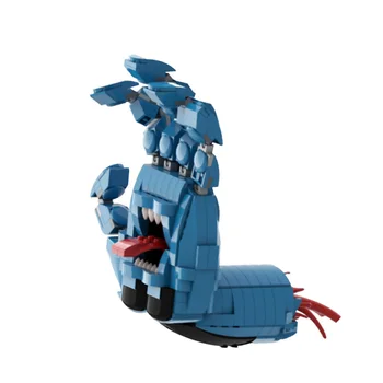 MOC 41630 de Tijolos de Brinquedo, Gritando Mão Azul Dedo Criativo desenho animado Bloco de Construção Clássico Criativo da Marca DIY Brinquedos para Crianças Presentes