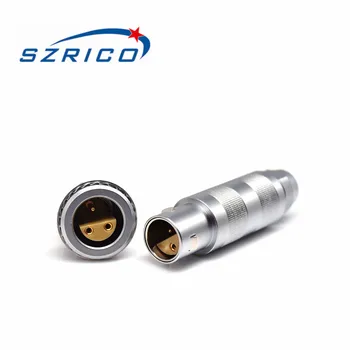SZRICO Série S 2S 3 pinos Fêmea Macho de Metal Circular Empurrar / Puxar o Conector para o Médico de Equipamentos Industriais