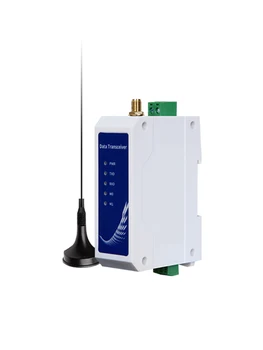 Lora módulo de comunicação sem fios RS485/232 serial porta transparente, a transmissão e a transmissão 433 m de dados remoto de rádio PLC