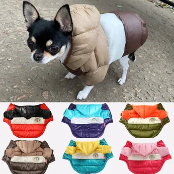 O Inverno Do Cão De Estimação Roupas Para Cães Pequenos Impermeável Cachorro Hoodies Para O Animal De Estimação De Vestuário, Roupas De Chihuahua Yorkie Animais De Estimação Cachorro Jaqueta Casaco
