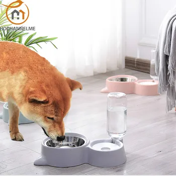 Gato Tigela Pequena Média Grande Cão Beber Tigela Dispenser de Água para o Gato Automática Bebedor de Estimação Alimentador de Comida de Gato Tigela