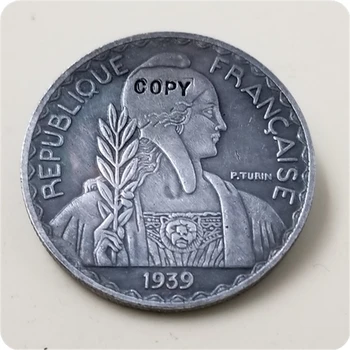 De 1929(1939) França 10 Francos ESSAI Padrão de CÓPIA de MOEDA 