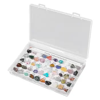 A Coleção Rock Caixa Para Crianças Natural De Pedra Preciosa Cristal Conjuntos De Geologia Ciência Brinquedos Educativos Mineral Kit De Ciência Rock Amostra