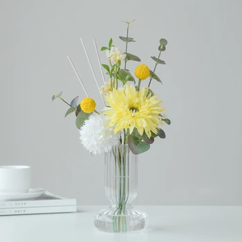O Vaso De Flores Para A Decoração Home Vaso De Flor Plantador De Mesa Terrário Recipientes De Vidro Artesanal De Mesa, Vasos Para Flores