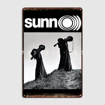 Sunn O))) Cartaz Placa De Metal Pub Bar Club Projetar A Decoração Da Parede Do Estanho Sinal Cartaz