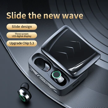 Tipo-c Carregamento Fones de ouvido Fones de ouvido Bluetooth Blutooth BQ30 LED Display Digital Tws Fone de ouvido Redução de Ruído Airbuds Esporte Hifi