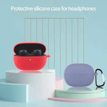 1 Conjunto Decorativo Fone de ouvido Protetora de Cor Sólida Fone de ouvido Caso Tudo incluído, resistente à Sujeira