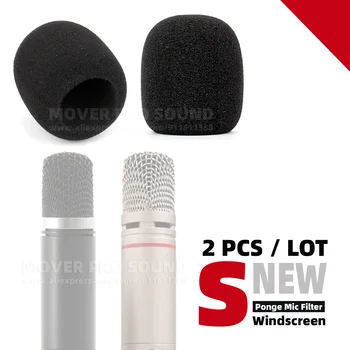 Para AKG C1000S C1000 C 1000 S Pop Filtro de Tela de Proteção do pára-brisa Esponja de Espuma Microfone Tampa do Protetor de Vento Microfone pára-Brisas
