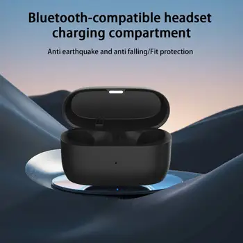 Fone de ouvido sem fio Caixa de Carregamento Botões de Viagem de Armazenamento de caixa de Carregamento Fone de ouvido Bluetooth Compartimento Para JabraElite Active 75t