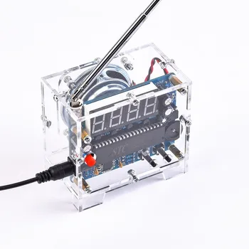 Produção de rádio Kit TEA5767 Rádio Digital Kit 51 Microcontrolador Peças Diy FM Rádio Digital
