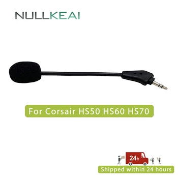 NULLKEAI 1 peça De Substituição Jogo Microfone Destacável Microfone Para Corsair HS50 HS60 HS70 Fones de ouvido