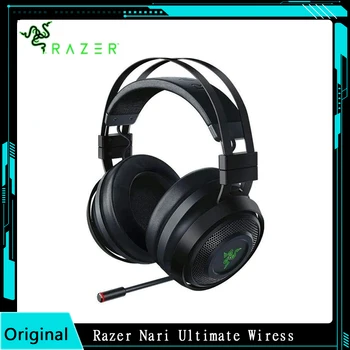 Razer Nari Ultimate Wireless 7.1 Surround Sound Gaming Headset: THX Áudio & Haptic Feedback, Auto-Ajuste para a Cabeça,Chroma RGB