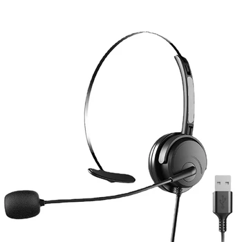 Único Fone de ouvido Fone de ouvido Portátil de Áudio-Visual Fone de ouvido do Computador Mobile Phone Interface USB