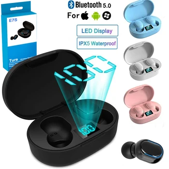 Bluetooth 5.3 Smart Fones de ouvido Fones de ouvido sem Fio hi-fi sem Perdas de Som, Fones de ouvido Sport Mini TWS Fones de ouvido Para Smartphones