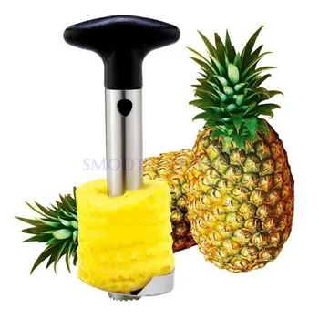 Pt acier inoxydable outil simples da Cozinha de frutos Ananas Cortador Cortador Descascador de